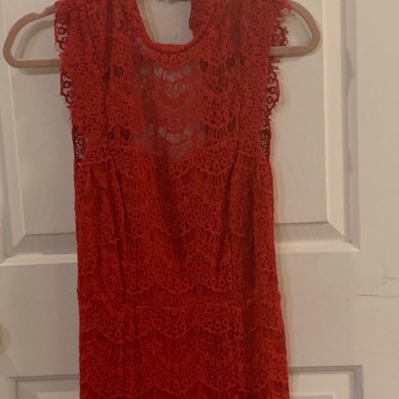 NWT Free People Backless Red Mini Dress - Picture 4 of 6